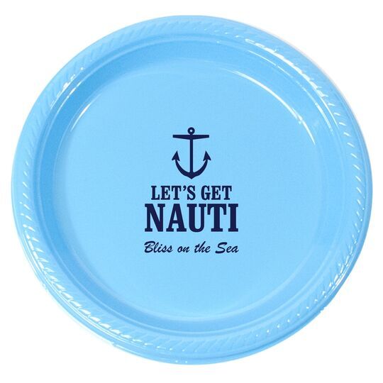 Let's Get Nauti Plastic Plates